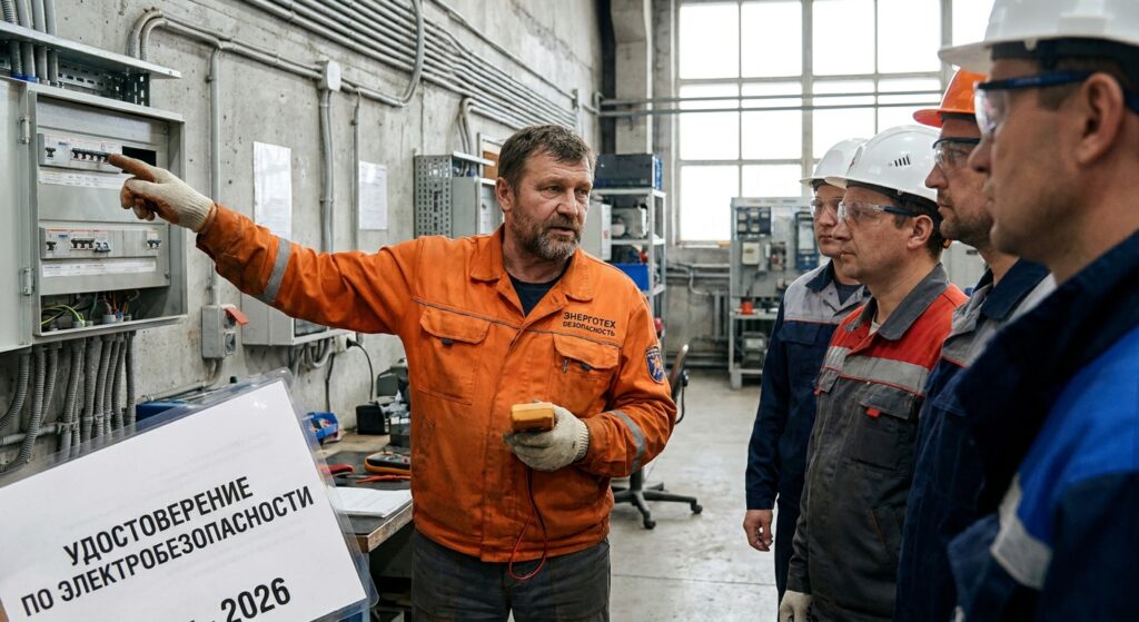 Удостоверение электробезопасности в 2026: пошаговый план получения