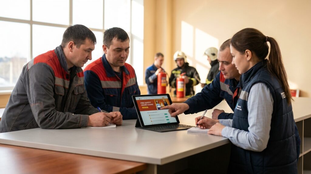 Пожарная безопасность: онлайн обучение для специалистов